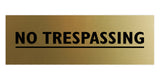 Signs ByLITA Basic No Trespassing Sign