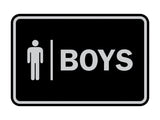 Signs ByLITA Classic Boys (male bathroom icon) Sign