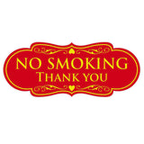 Designer NO SMOKING Thank You Sign