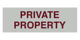 Signs ByLITA Basic Private Property Sign