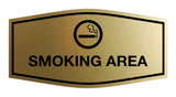 Signs ByLITA Fancy Smoking Area Sign