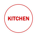 Signs ByLITA Circle Kitchen Sign