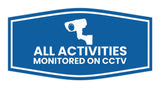 Fancy All Activities Monitored on CCTV Wall or Door Sign