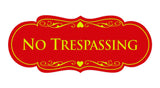 Signs ByLITA Designer No trespassing Sign
