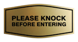 Signs ByLITA Fancy Please Knock Before Entering Sign