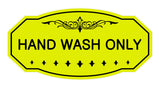 Victorian Hand Wash Only Sign