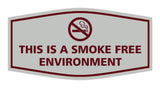 Signs ByLITA Fancy This Is A Smoke Free Environment Sign