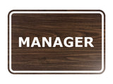 Signs ByLITA Classic Framed Manager