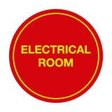 Signs ByLITA Circle Electrical Room Sign