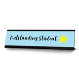 Outstanding Student, Student Award Desk Sign (2 x 8