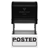 Basic POSTED Self-Inking Office Rubber Stamp