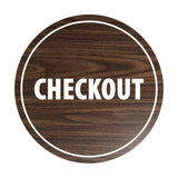 Signs ByLITA Circle Checkout Sign