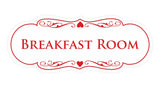 Signs ByLITA Designer Breakfast Room Sign