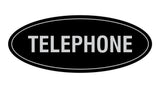 Oval TELEPHONE Sign