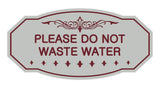 Victorian Please Do Not Waste Water Sign