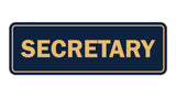 Signs ByLITA Standard Secretary Sign