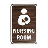 Portrait Round Nursing Room Sign