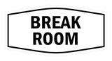 Signs ByLITA Fancy Break Room Sign with Adhesive Tape, Mounts On Any Surface, Weather Resistant, Indoor/Outdoor Use