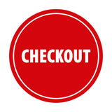 Signs ByLITA Circle Checkout Sign