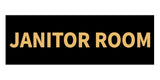 Signs ByLITA Basic Janitor Room Sign