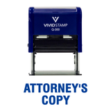 Attorney's Copy Self Inking Rubber Stamp