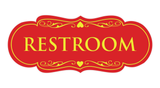 Designer Restroom Sign