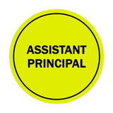 Signs ByLITA Circle Assistant Principal Sign