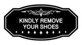 Victorian Kindly Remove Your Shoes Sign
