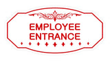 Victorian Employee Entrance Sign