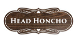 Signs ByLITA Designer Head Honcho Sign