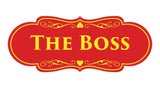 Signs ByLITA Designer The Boss Sign