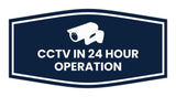 Fancy CCTV in 24 Hour Operation Wall or Door Sign