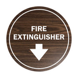 Signs ByLITA Circle Fire Extinguisher Sign
