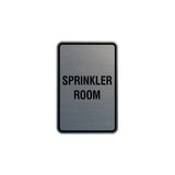 Portrait Round Sprinkler Room Sign