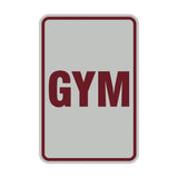 Portrait Round Gym Sign