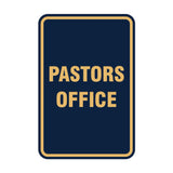 Signs ByLITA Portrait Round Pastors Office Sign