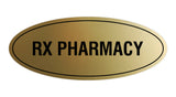 Signs ByLITA Oval RX Pharmacy Sign