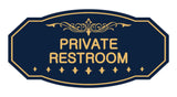 Victorian Private Restroom Sign