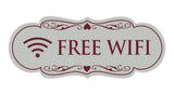 Signs ByLITA Designer Free Wifi Sign