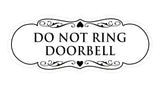Signs ByLITA Designer Do Not Ring Doorbell Sign