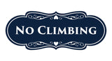 Signs ByLITA Designer No Climbing Sign