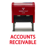 ACCOUNTS RECEIVABLE Self Inking Rubber Stamp