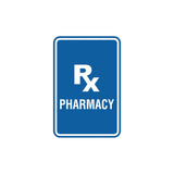 Portrait Round Rx Pharmacy Sign