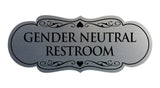 Signs ByLITA Designer Gender Neutral Restroom Sign