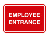 Signs ByLITA Classic Framed Employee Entrance Sign