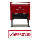 Approved W/Check Office Self-Inking Office Rubber Stamp