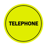 Signs ByLITA Circle Telephone Sign