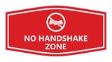 Signs ByLITA Fancy No Handshake Zone Sign