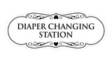 Signs ByLITA Designer Diaper Changing Station Sign