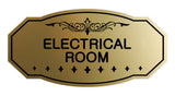 Victorian Electrical Room Sign
